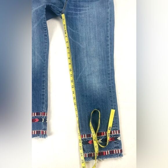 Driftwood Collette Embroidered Crop Jeans - Picture 6 of 9